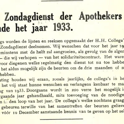 1933_Zondagdienst gedurende 1933