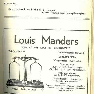 1949_Oproep adverteerders + Louis Manders