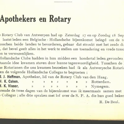 apothekers en rotary